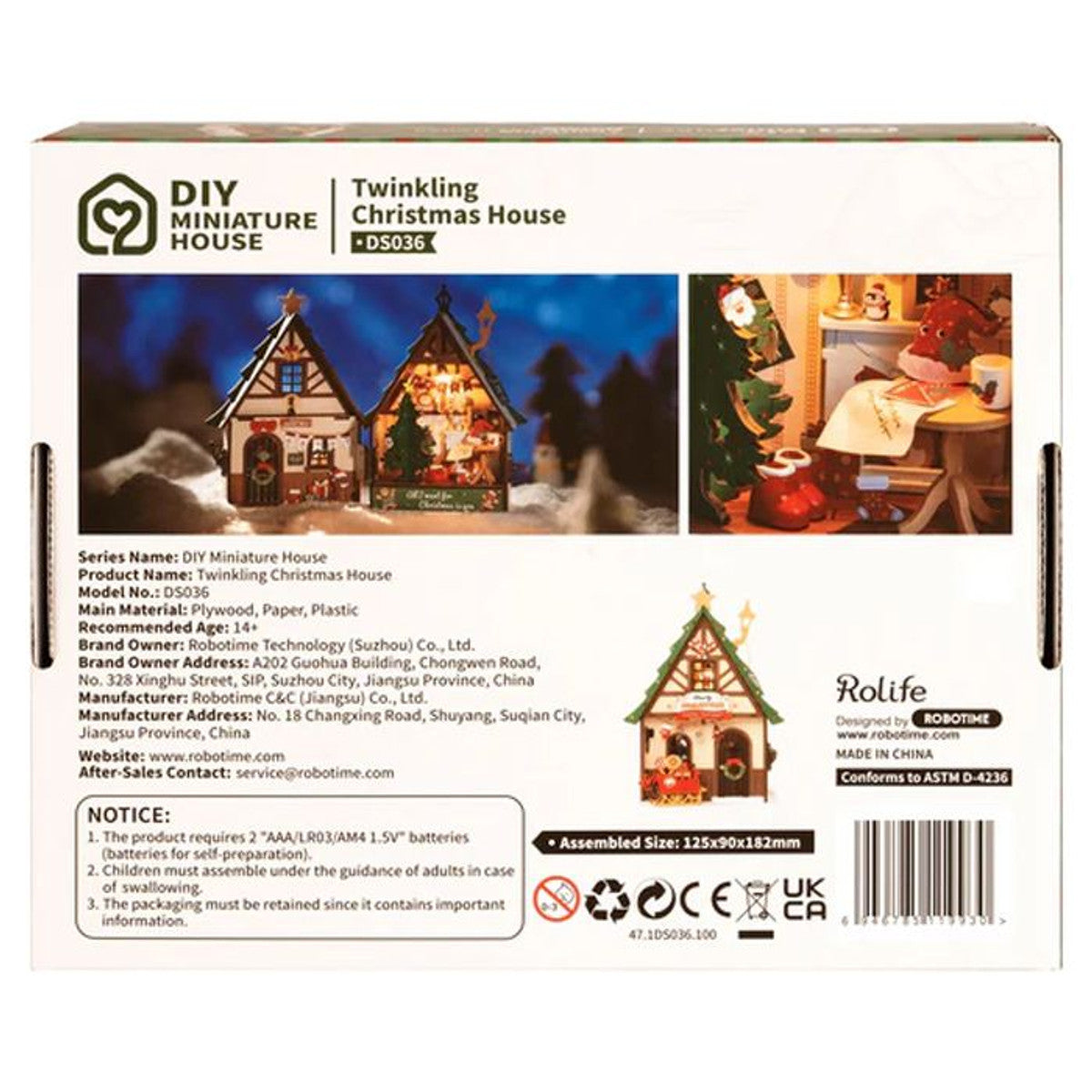 Twinkling Christmas House