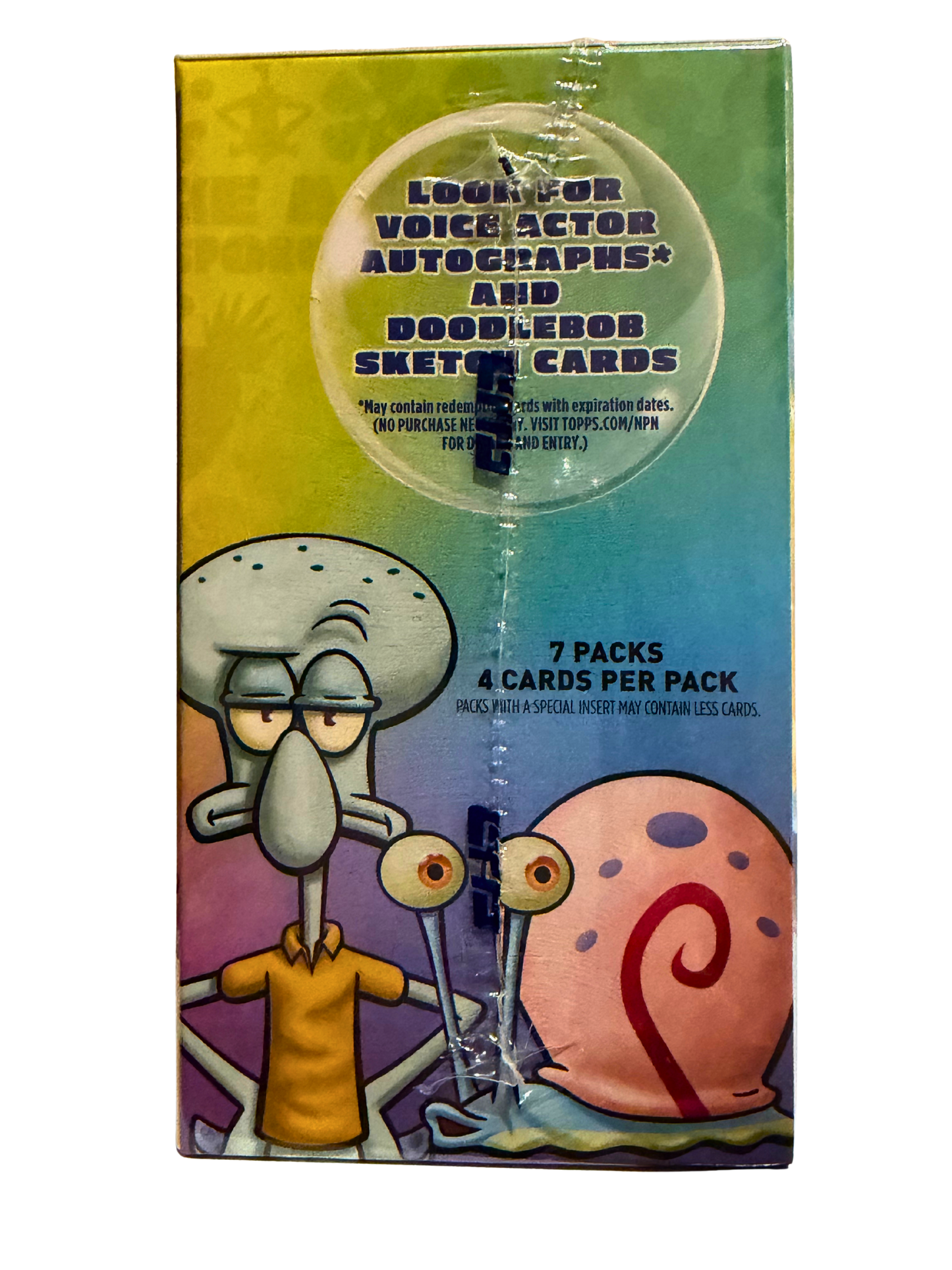 2025 Topps Chrome SpongeBob SquarePants 25th Anniversary Blaster Box