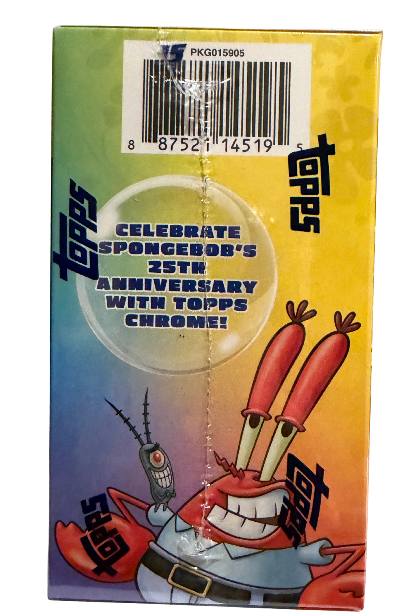2025 Topps Chrome SpongeBob SquarePants 25th Anniversary Blaster Box