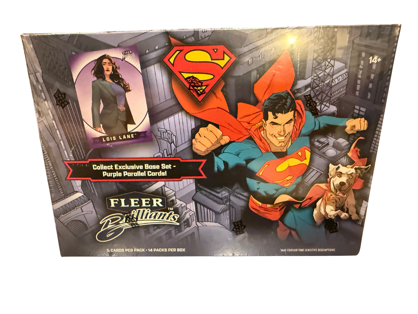 2025 Upper Deck Fleer Brilliants DC Superman Mega Box New Sealed!