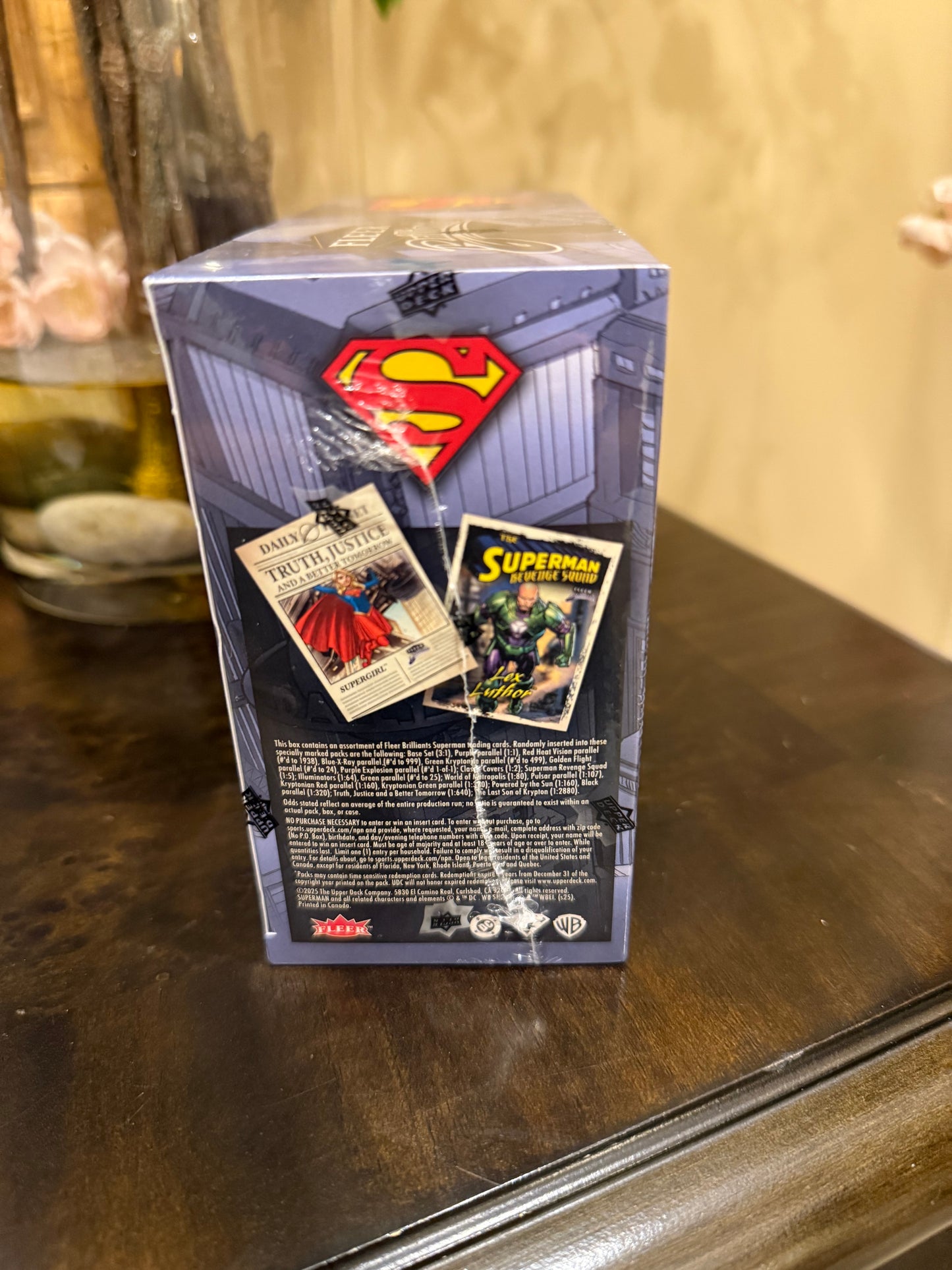 2025 Upper Deck Fleer Brilliants DC Superman Mega Box New Sealed!
