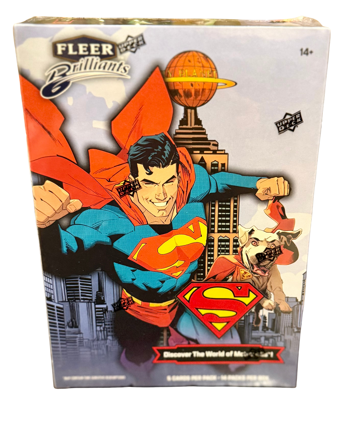 2025 Upper Deck Fleer Brilliants DC Superman Mega Box New Sealed!