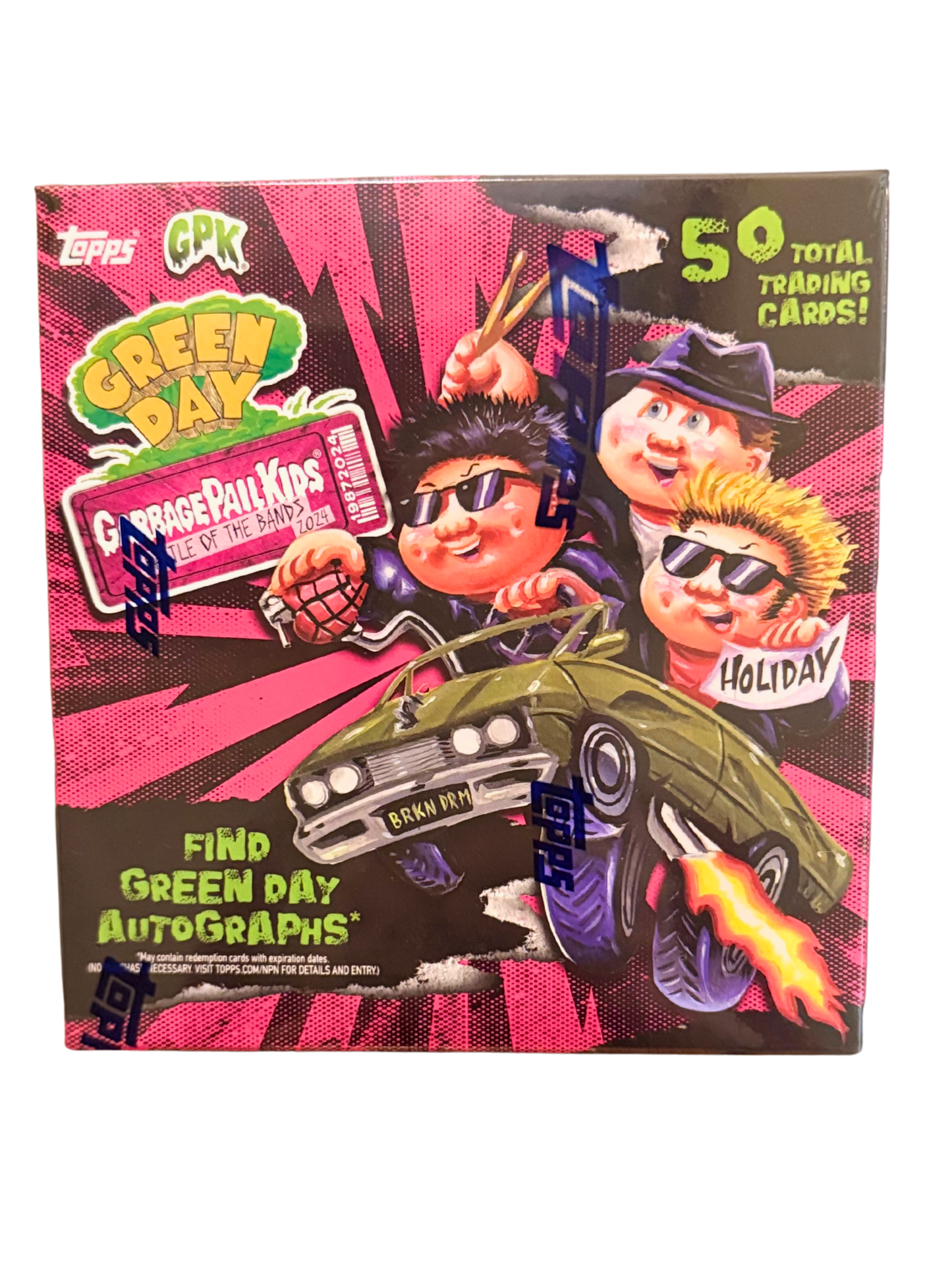 Topps GPK Battle of the Bands-Green Day Factory Sealed Box