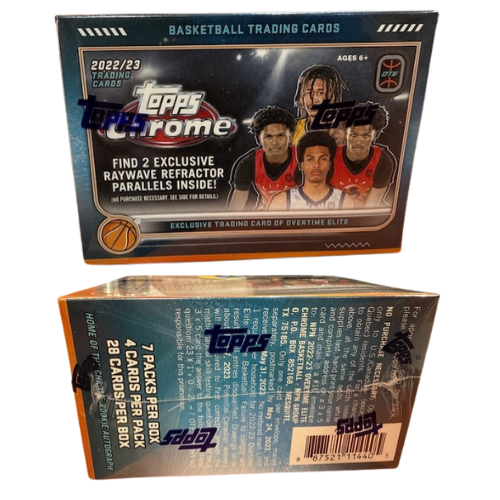 2022/23 Topps Overtime Elite Chrome Basketball Value Box