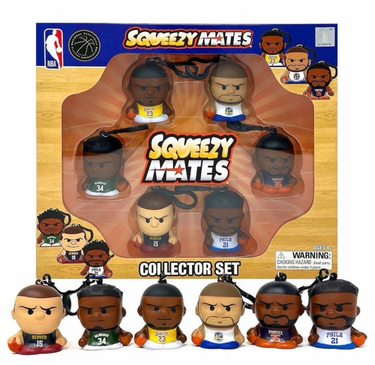 NBA SqueezyMates 6-Figure Collector Set