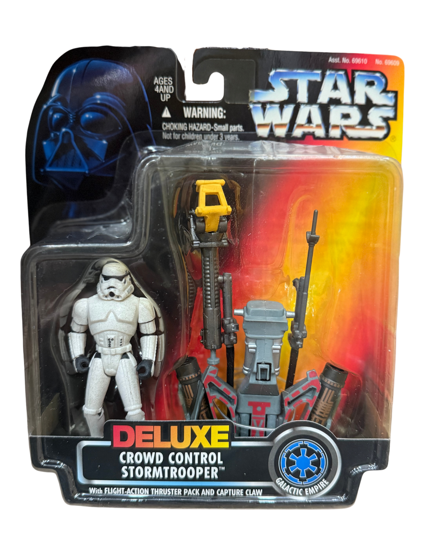 Star Wars Power of the Force Deluxe Crowd Control Stormtrooper VTG 1996 Kenner