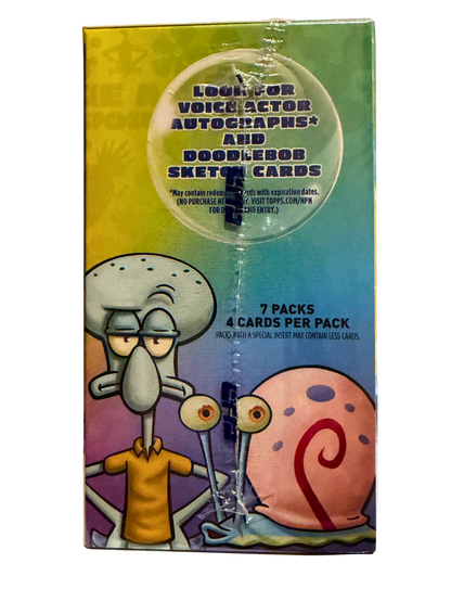 2025 Topps Chrome SpongeBob SquarePants 25th Anniversary Blaster Box