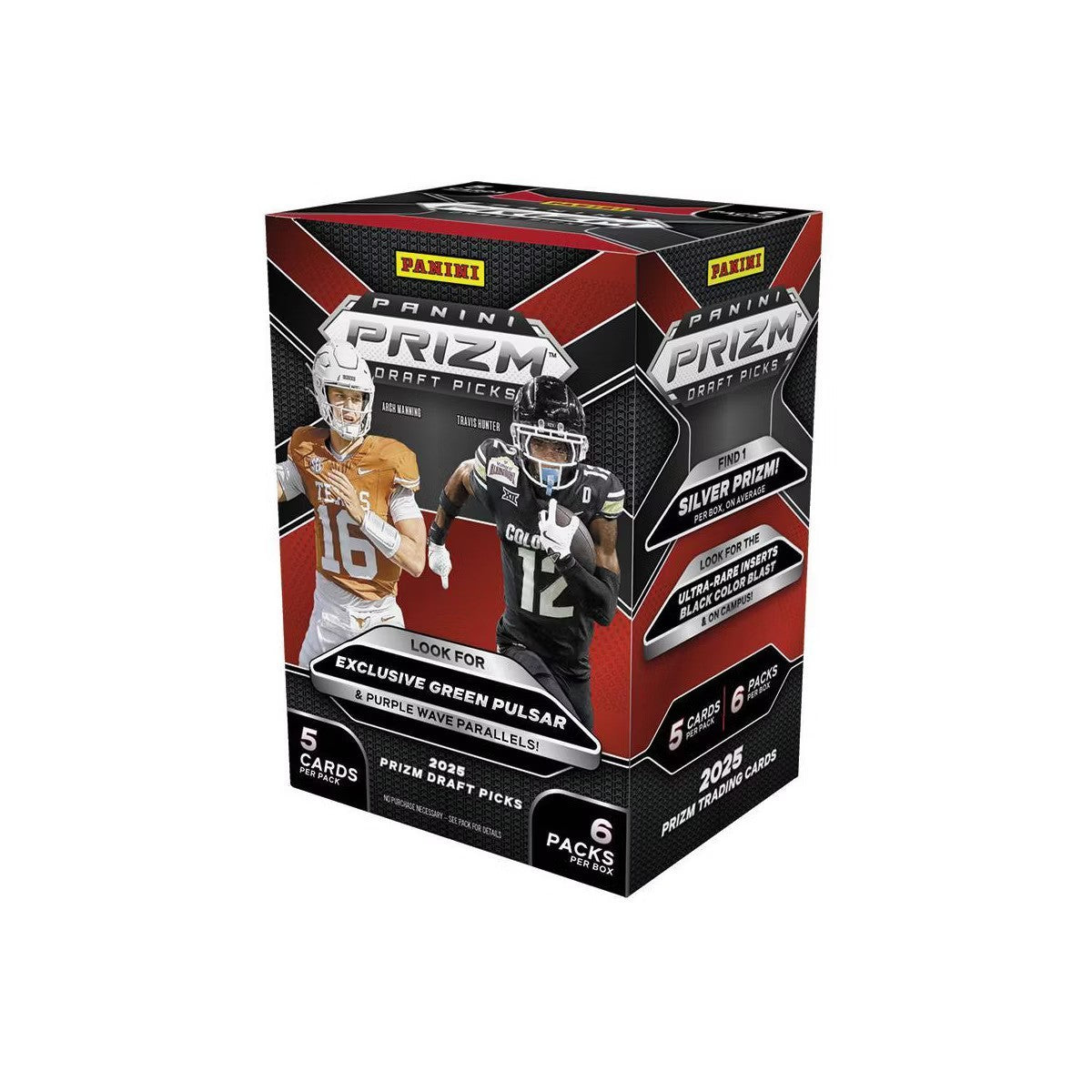 2025 Panini Prizm Draft Picks College Football 30Ct Blaster Box