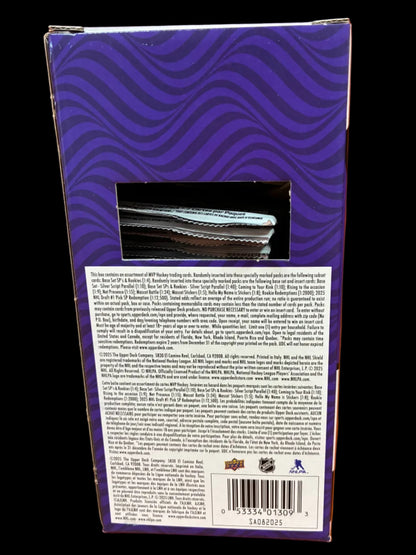 2025-26 Upper Deck MVP Hockey Gravity Feed Box