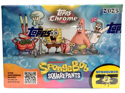 2025 Topps Chrome SpongeBob SquarePants 25th Anniversary Blaster Box