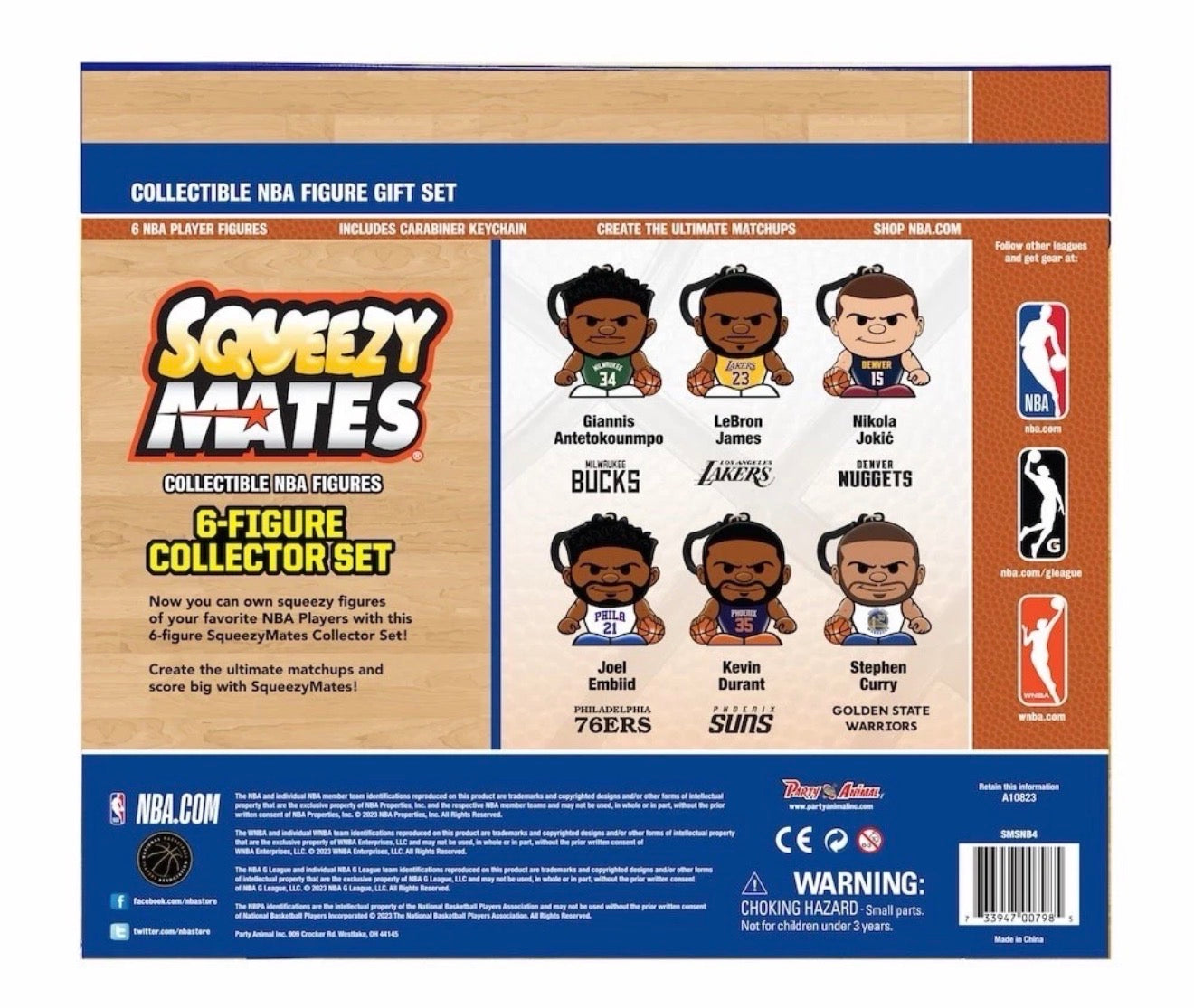 NBA SqueezyMates 6-Figure Collector Set