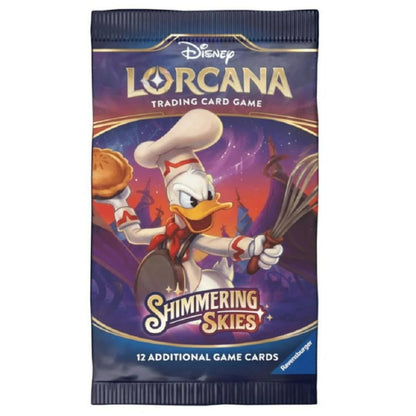 Disney Lorcana Trading Card Game Shimmering Skies Booster Pack (12 Cards