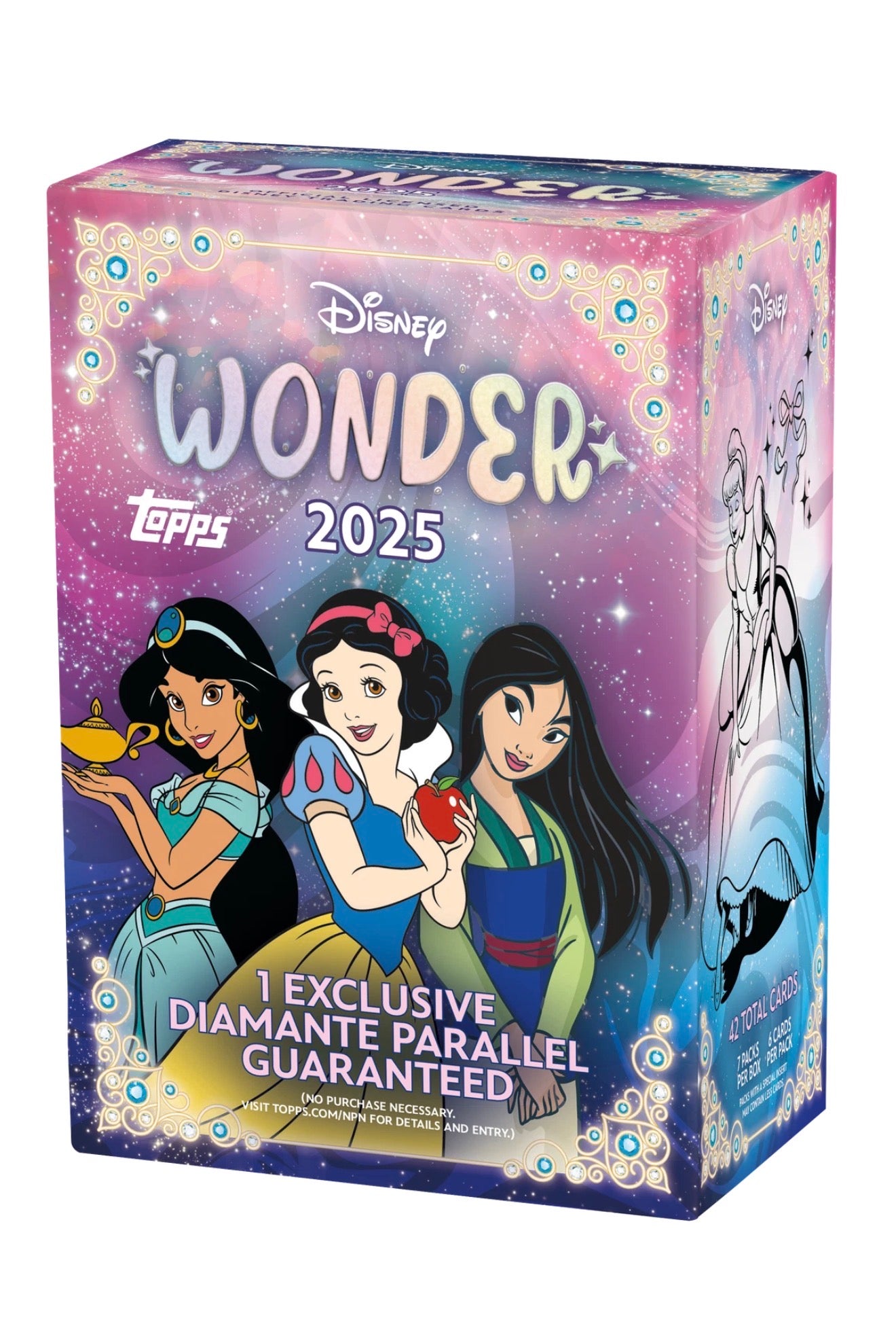2025 TOPPS DISNEY WONDER Value Blaster BOX (42 Cards)