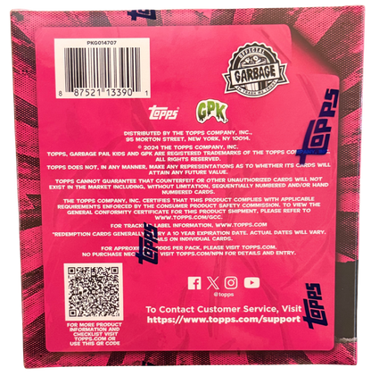 2024 Topps GPK Battle of the Bands-Green Day Factory Sealed Box