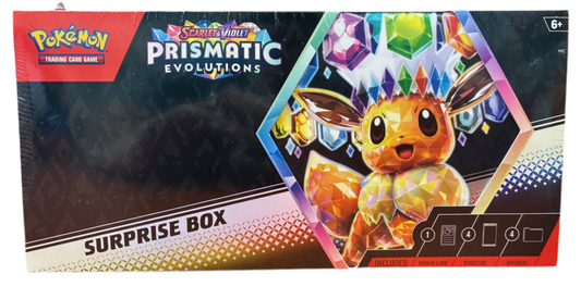Pokémon TCG Scarlet Violet Prismatic Evolutions Surprise Box