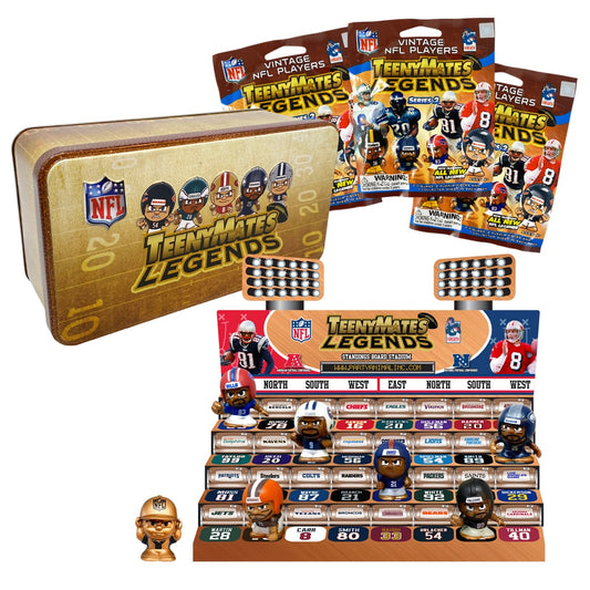 TeenyMates Legends NFL Collector Tin