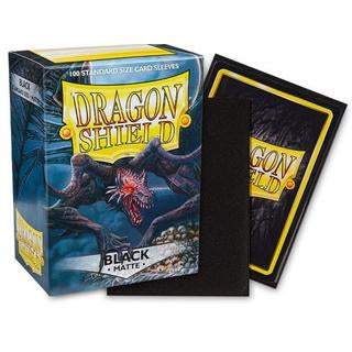 Dragon Shield 100 Count Sleeves - Matte Black