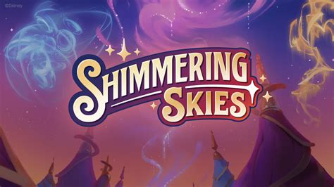 Disney Lorcana Trading Card Game Shimmering Skies Booster Pack (12 Cards