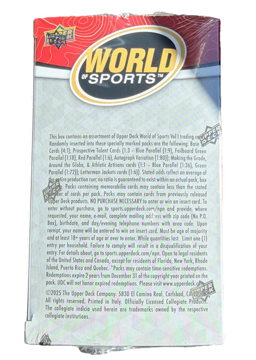 Upper Deck World of Sports Volume 1 Trading Cards
