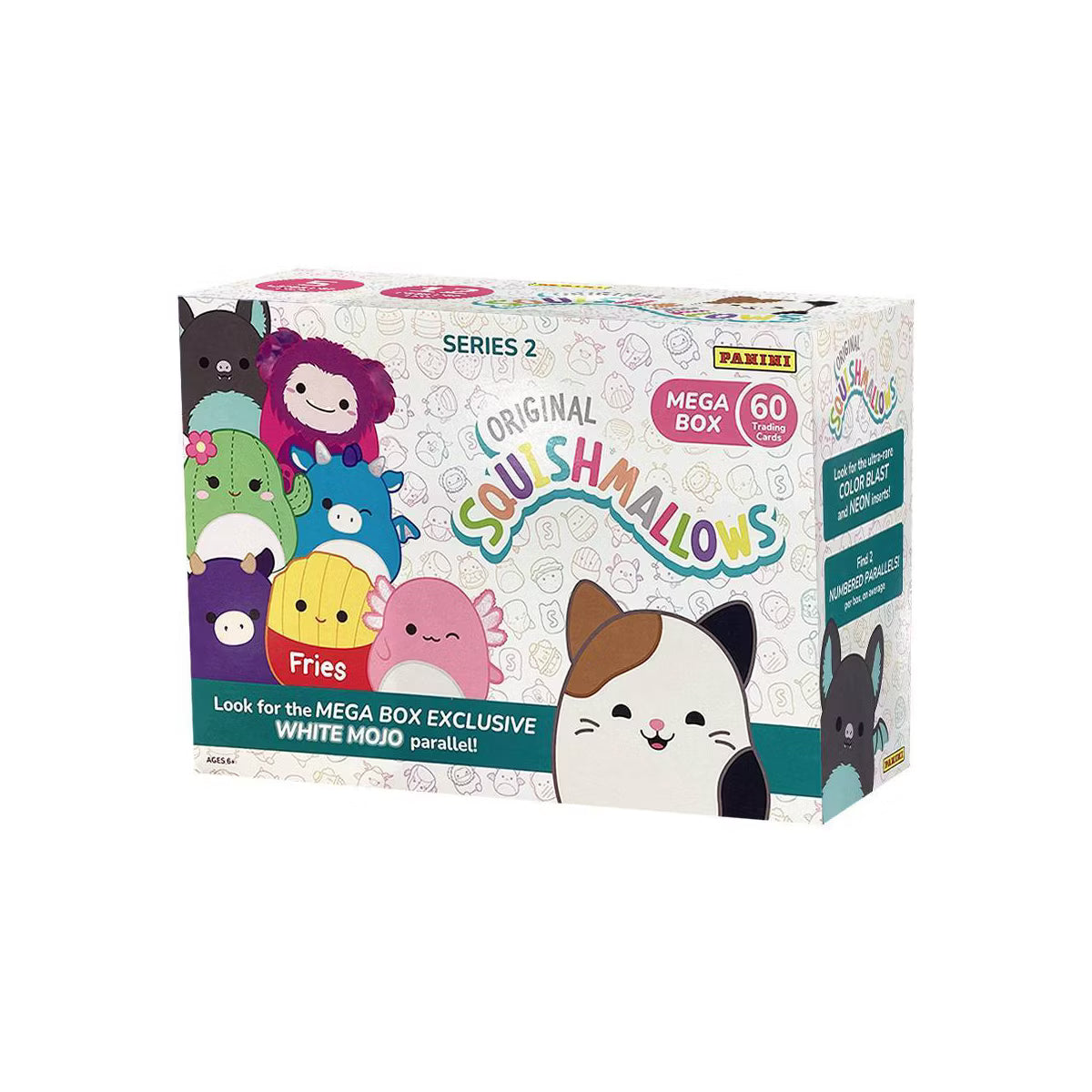 Panini Squishmallows Series 2 Trading Card Mega Box VP Vault Panini Squishmallows Series 2 Trading Card Mega Box VP Vault